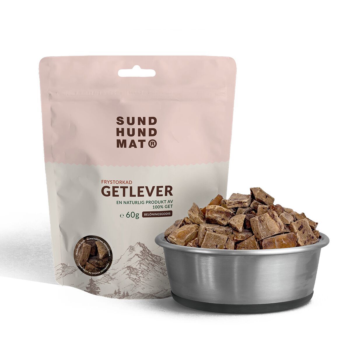 Sund Hundmat Frystorkad Getlever 60g